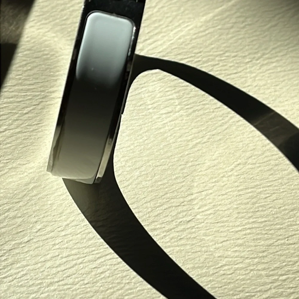 Classic Hermes H bracelet in silver and white - Picture 6 of 9